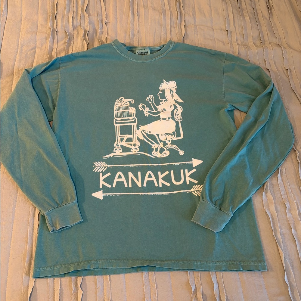 Comfort Colors Kanakuk Office Long Sleeve Shirt | Size M